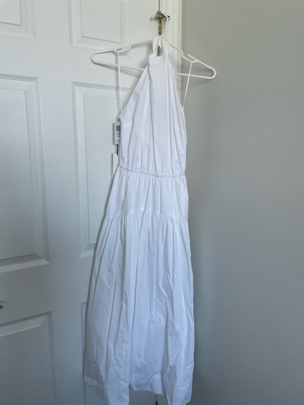 Aritzia SALON Babaton Poplin Halter Maxi Dress - Elegant Summer Dress